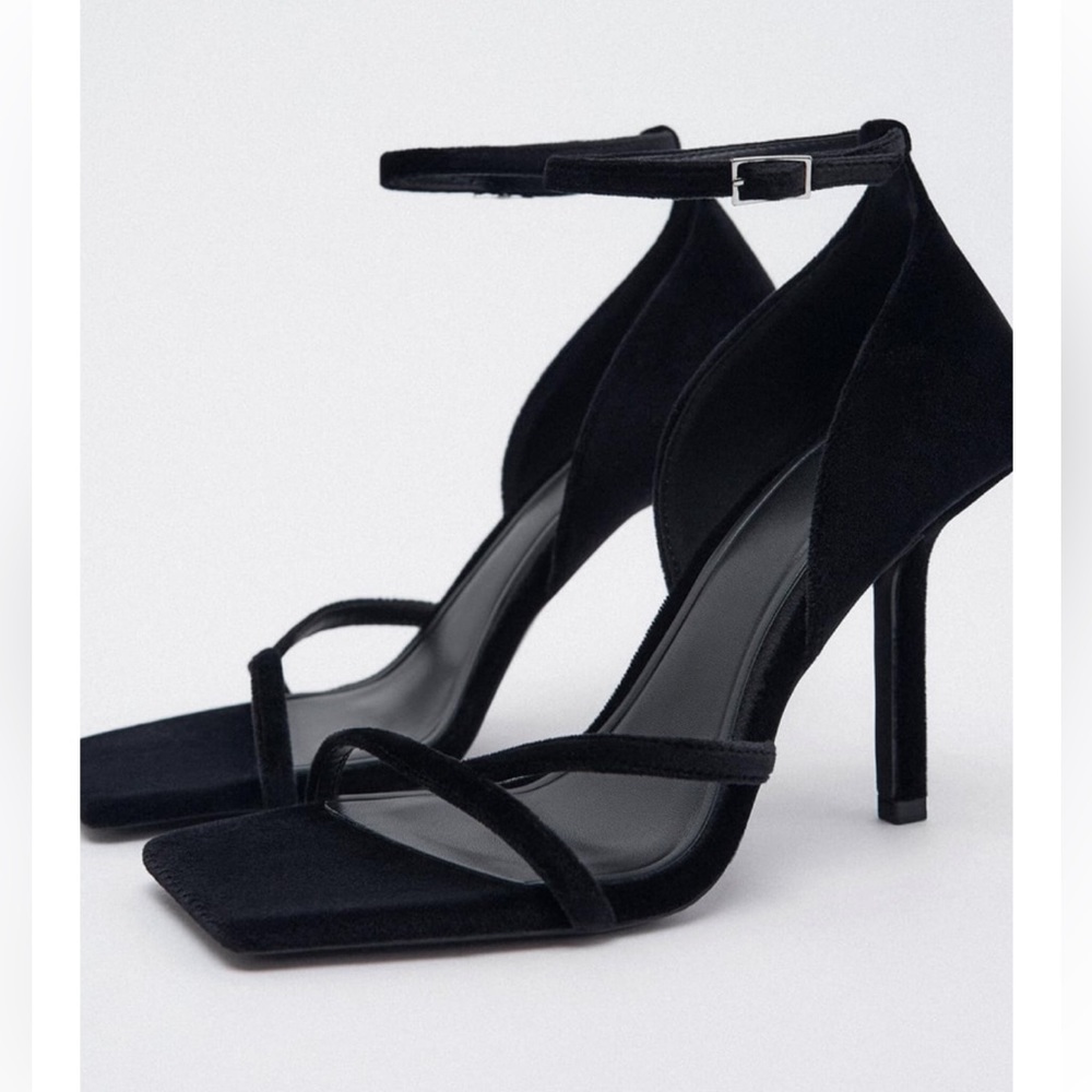 ZARA Suede heels